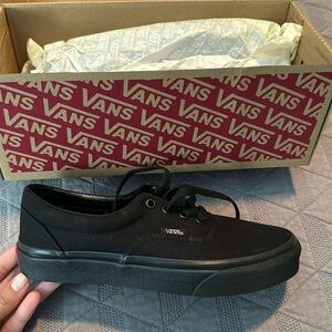 Brand New Black Vans- Women’s size 7